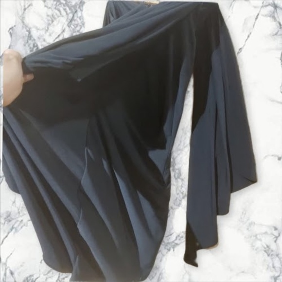 Le Chateau XS Formaal Black Dress with Rinestone 1 Shoulder Strap - Picture 5 of 9